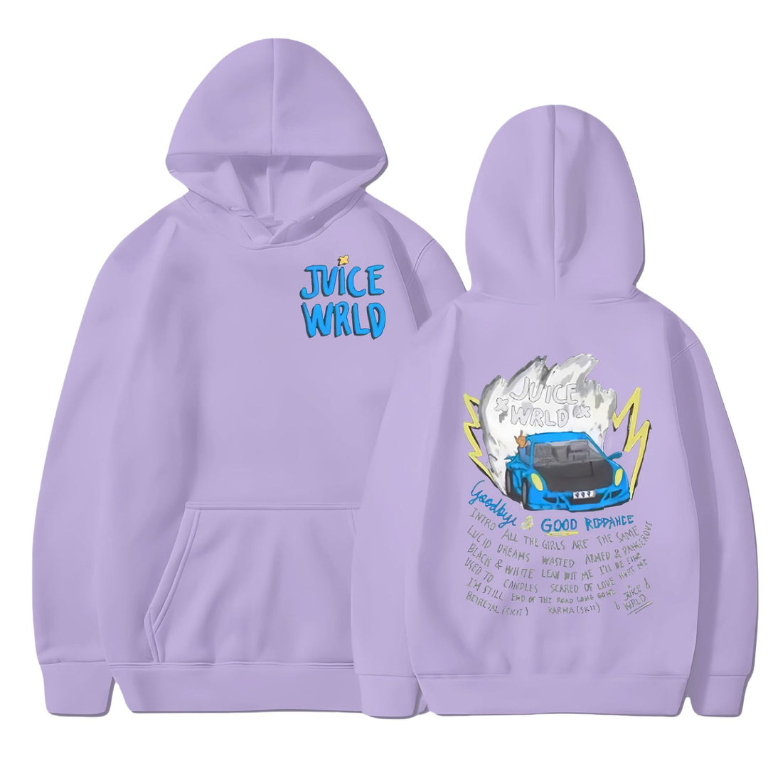 Damhoodie med livlig graffiti-design och bekväm passform Mirla-Eva Jonsson