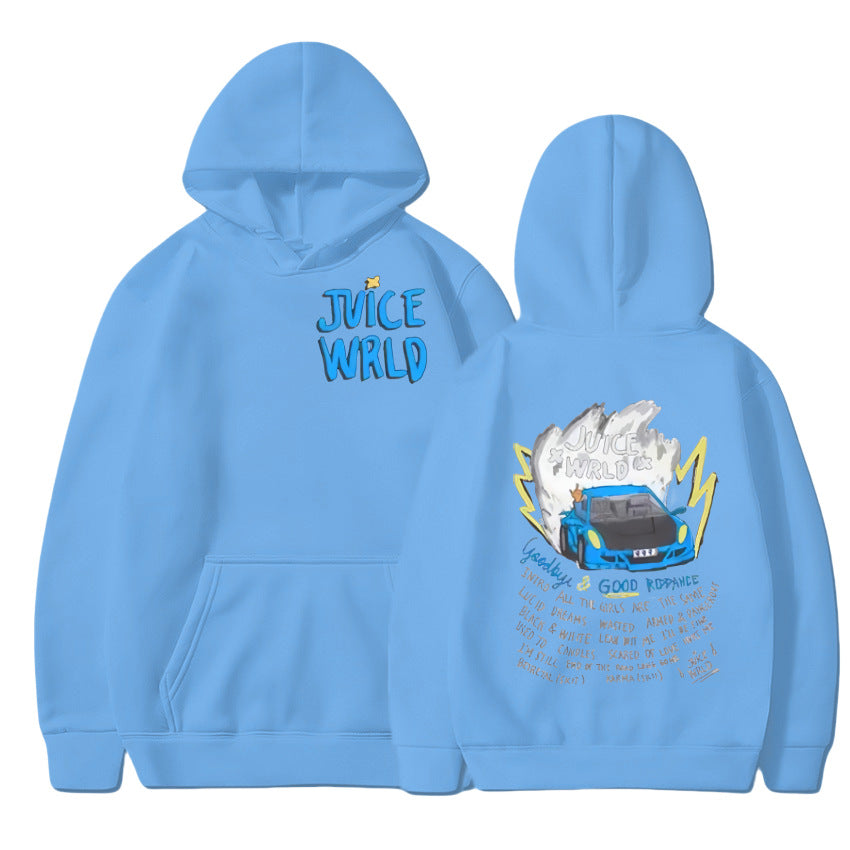 Damhoodie med livlig graffiti-design och bekväm passform Mirla-Eva Jonsson