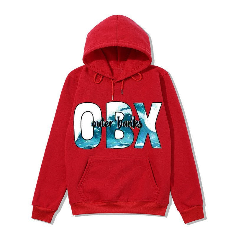 Damhoodie med maritim grafisk design Mirla-Eva Jonsson