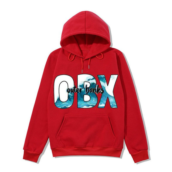 Damhoodie med maritim grafisk design Mirla-Eva Jonsson