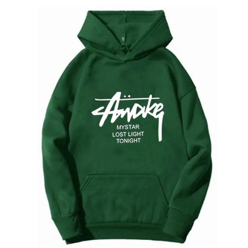 Damhoodie med modern text Mirla-Eva Jonsson
