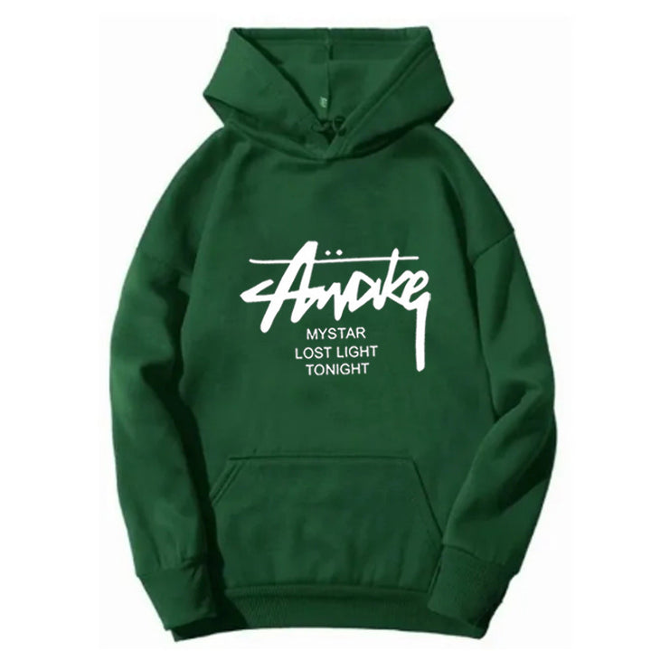 Damhoodie med modern text Mirla-Eva Jonsson