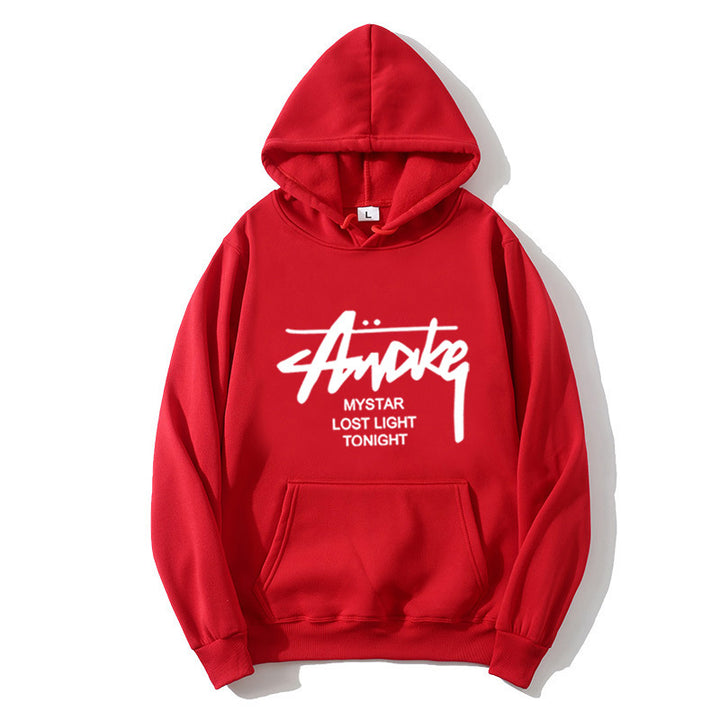 Damhoodie med modern text Mirla-Eva Jonsson