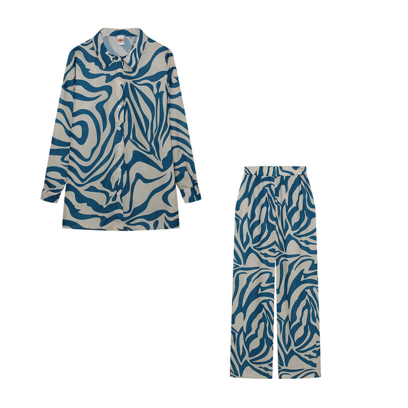 Damin Pyjamas Set med modern geometrisk mönster Mirla-Eva Jonsson