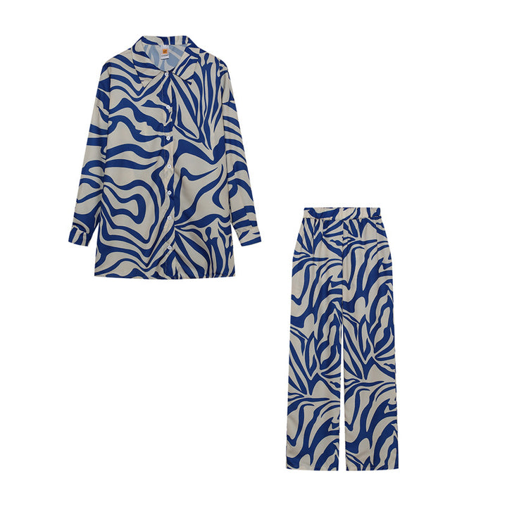 Damin Pyjamas Set med modern geometrisk mönster Mirla-Eva Jonsson