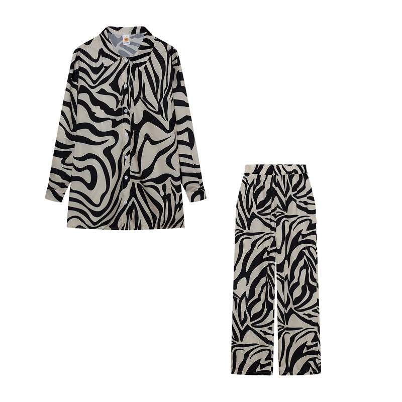 Damin Pyjamas Set med modern geometrisk mönster Mirla-Eva Jonsson
