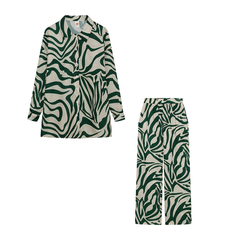 Damin Pyjamas Set med modern geometrisk mönster Mirla-Eva Jonsson