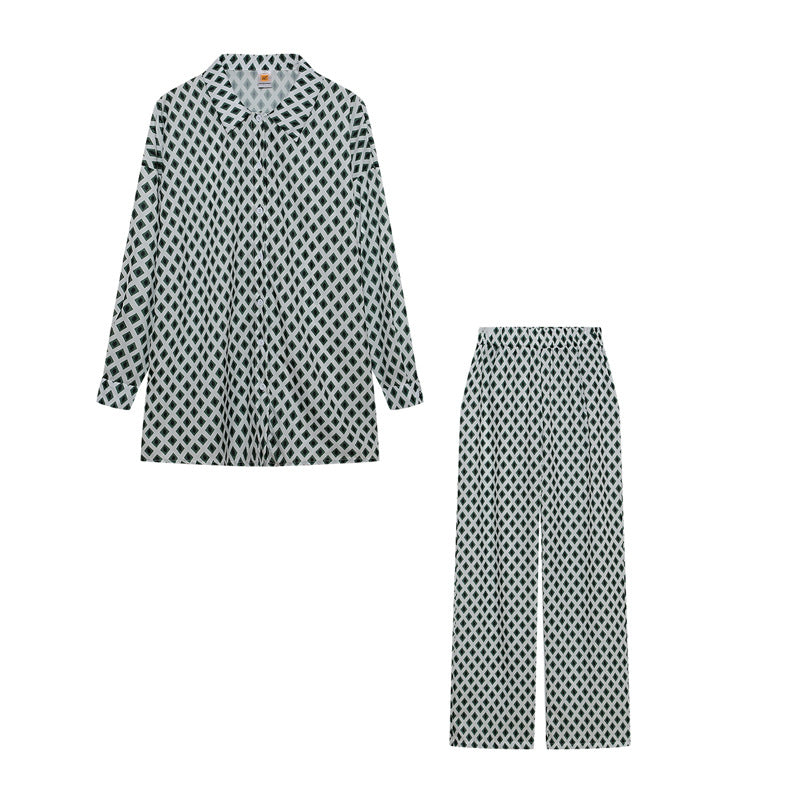 Damin Pyjamas Set med modern geometrisk mönster Mirla-Eva Jonsson