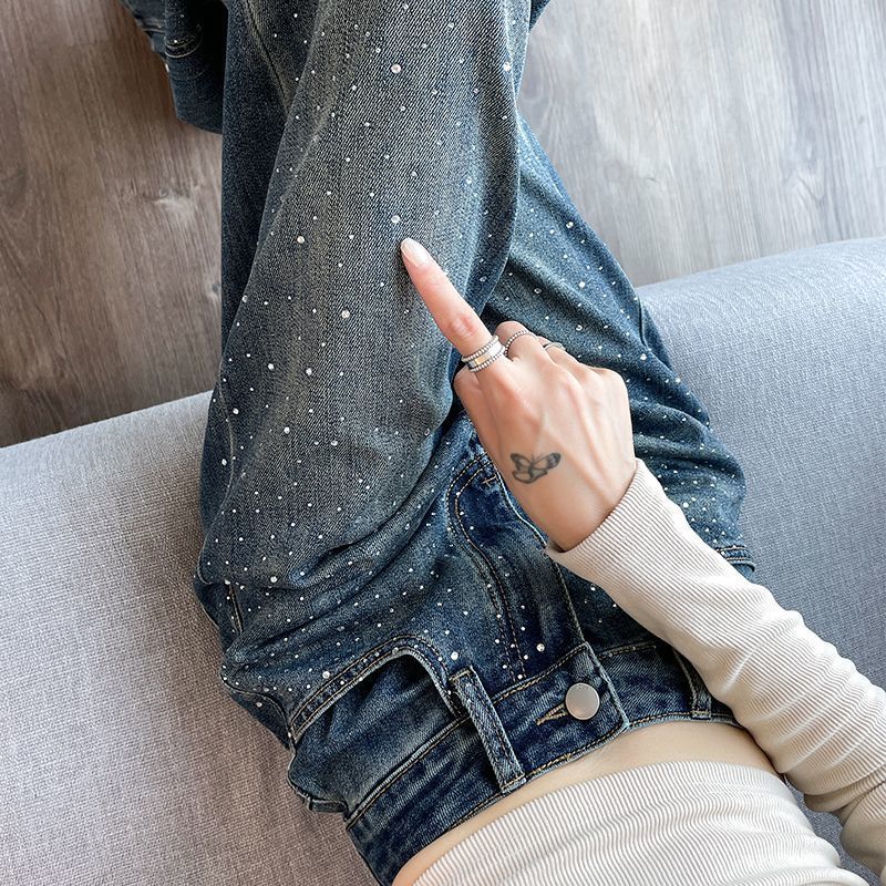 Damjeans med glänsande pärldetaljer Mirla-Eva Jonsson