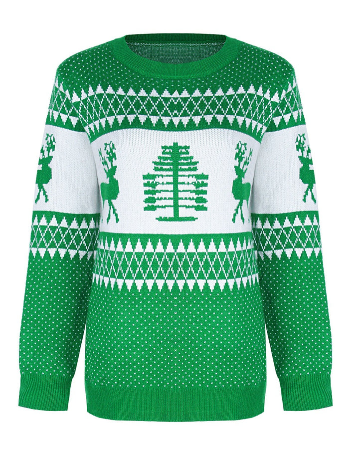 Damk christmas sweater with traditional graphic design Eva Jonsson-Eva Jonsson