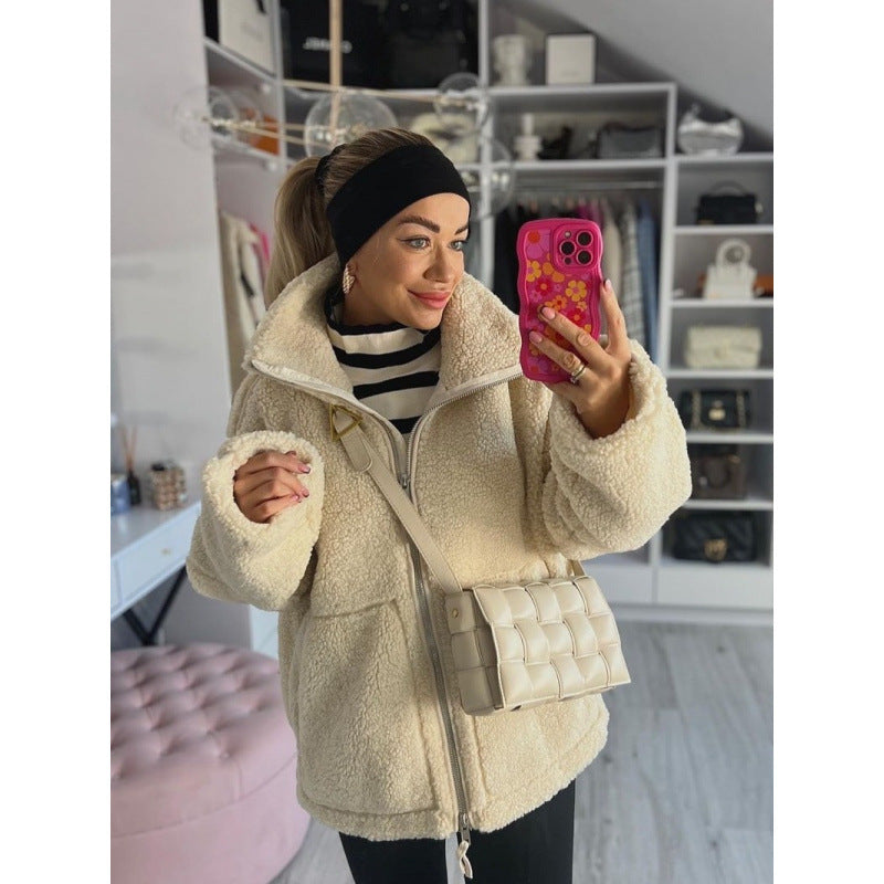 Damkjolig Teddyjacka Mirla-Eva Jonsson