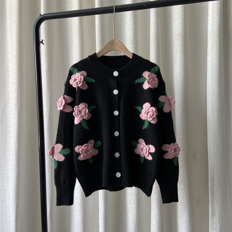Damkofta med blommönster Mirla-Eva Jonsson