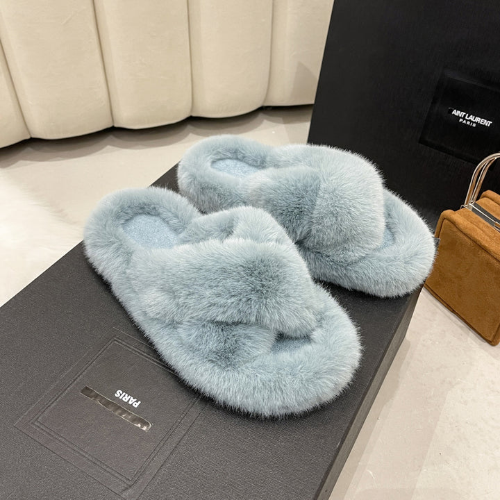 Damkuschiga tofflor med fluffigt foder Eva Jonsson-Eva Jonsson