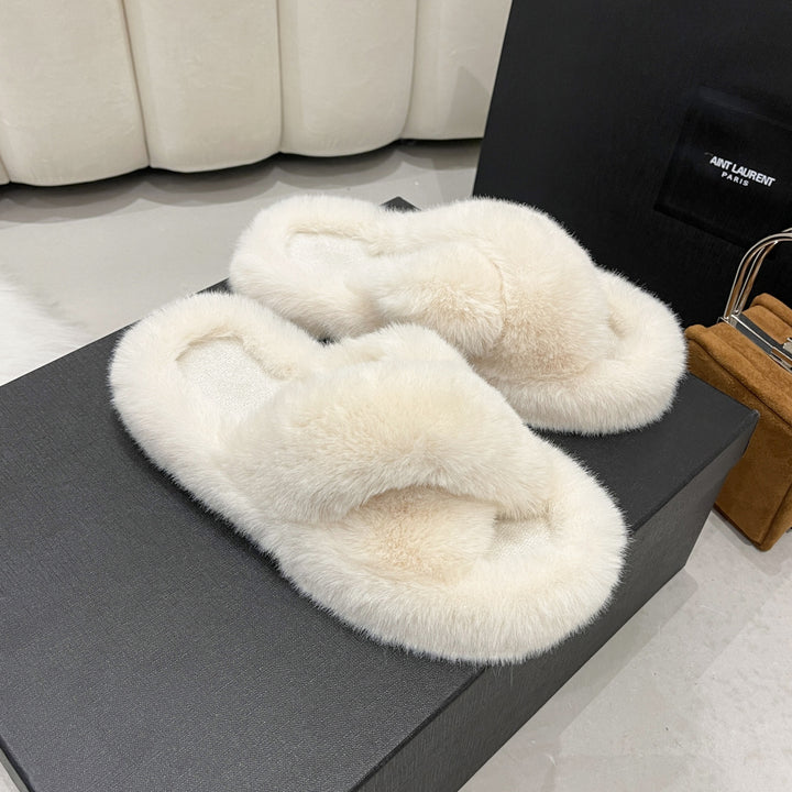 Damkuschiga tofflor med fluffigt foder Eva Jonsson-Eva Jonsson