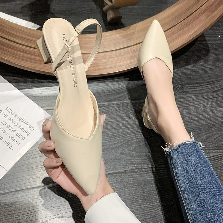 Damkvinnor Eleganta Slingback Pumps med Snygg Snitt och Bekväm Blockklack Mirla-Eva Jonsson