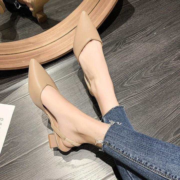 Damkvinnor Eleganta Slingback Pumps med Snygg Snitt och Bekväm Blockklack Mirla-Eva Jonsson