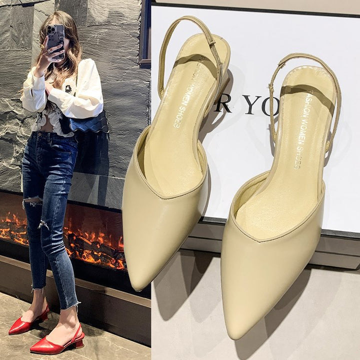 Damkvinnor Eleganta Slingback Pumps med Snygg Snitt och Bekväm Blockklack Mirla-Eva Jonsson