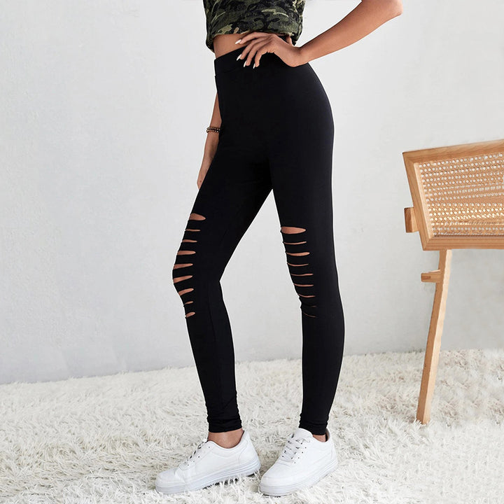 Damleggings med moderiktiga cut-outs och hög midja Mirla-Eva Jonsson