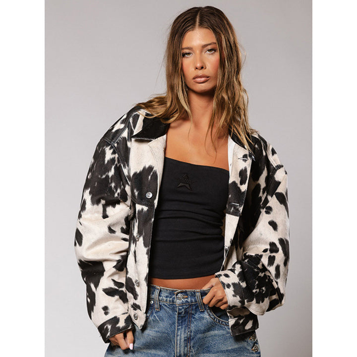 Dammars Utility-jacka i trendigt effektfläckdesign Mirla-Eva Jonsson