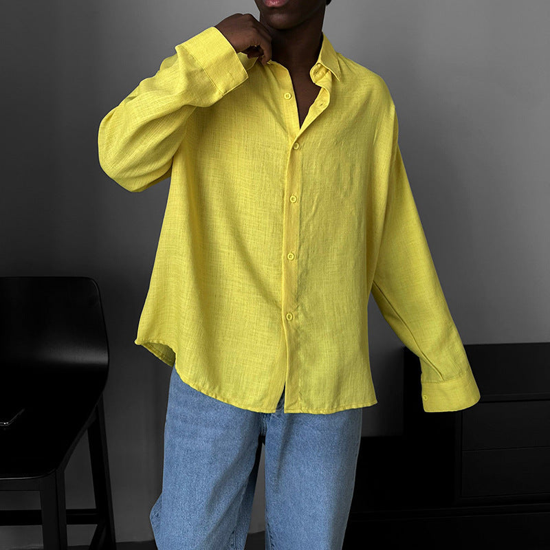 Dammens avslappnade linneblus med oversized skärning Eva Jonsson-Eva Jonsson