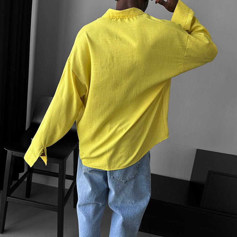 Dammens avslappnade linneblus med oversized skärning Eva Jonsson-Eva Jonsson