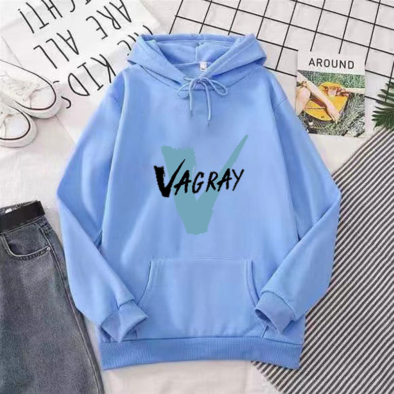 Dammens huva sweatshirt med modern logotryck Mirla-Eva Jonsson