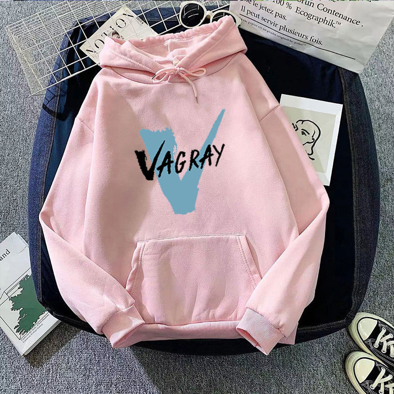 Dammens huva sweatshirt med modern logotryck Mirla-Eva Jonsson