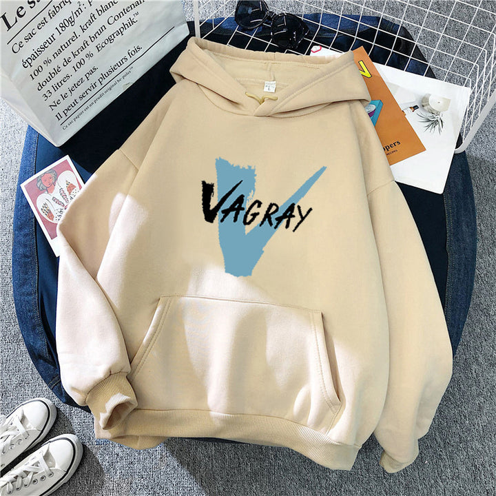 Dammens huva sweatshirt med modern logotryck Mirla-Eva Jonsson