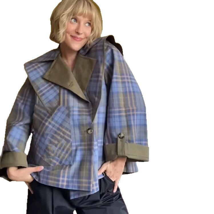 Dammode Rutig Kappa Jacka Mirla-Eva Jonsson