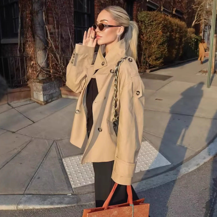 Dammode kort trench coat jacka Mirla-Eva Jonsson