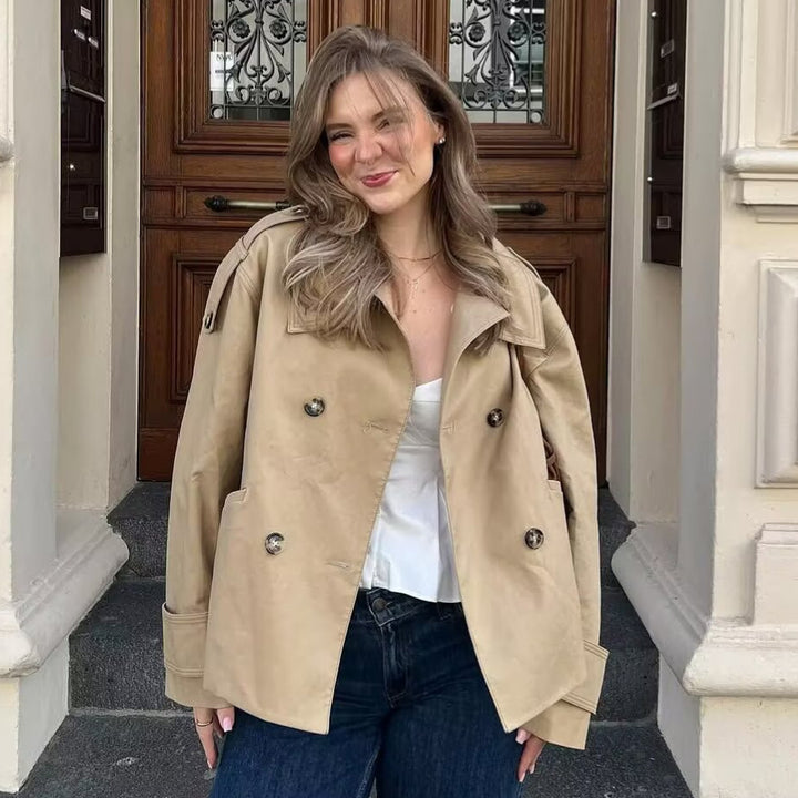 Dammode kort trench coat jacka Mirla-Eva Jonsson