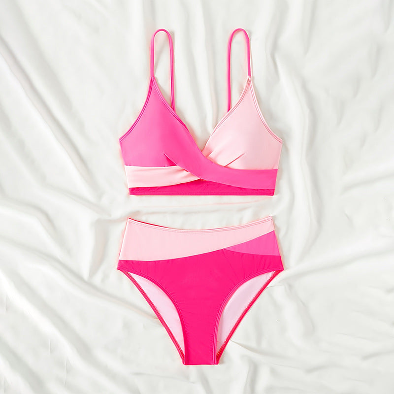 Dams Bikini-set med elegant omslag design och hög benöppning Mirla-Eva Jonsson