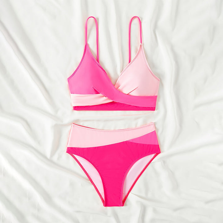 Dams Bikini-set med elegant omslag design och hög benöppning Mirla-Eva Jonsson