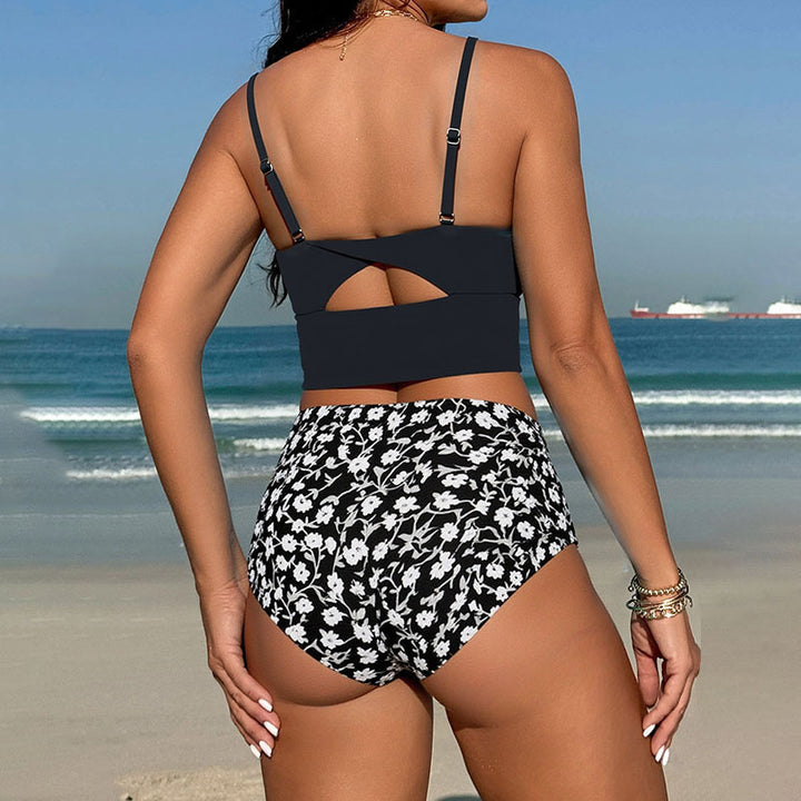Dams Bikini-set med högt skuren trosor och elegant topp Mirla-Eva Jonsson