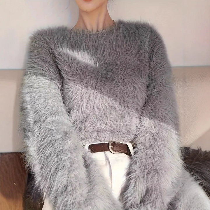 Dams Fuzzy Tröja med mjukt material och modernt design Eva Jonsson-Eva Jonsson