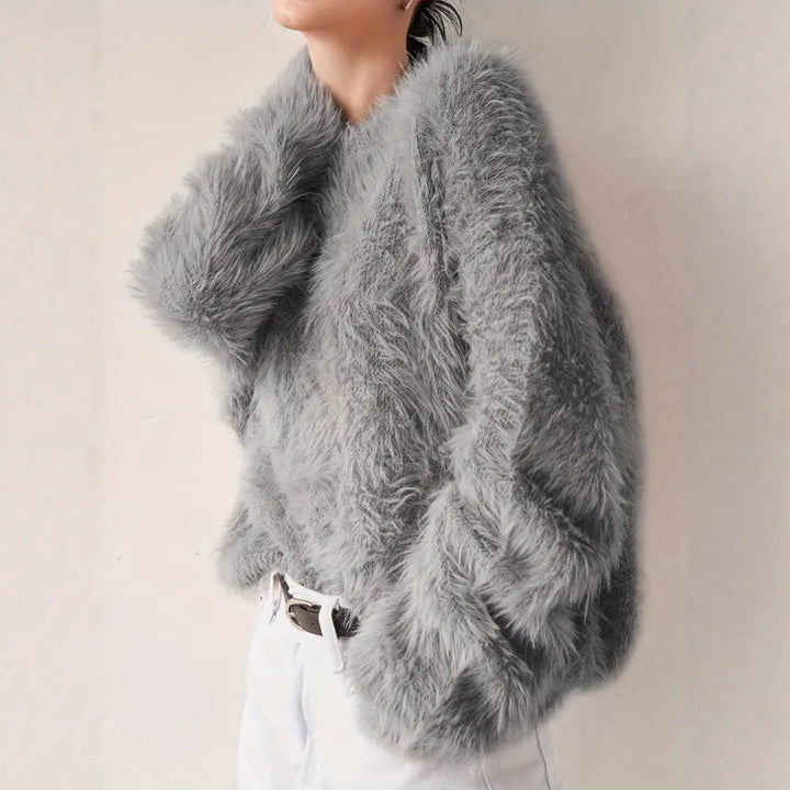 Dams Fuzzy Tröja med mjukt material och modernt design Eva Jonsson-Eva Jonsson