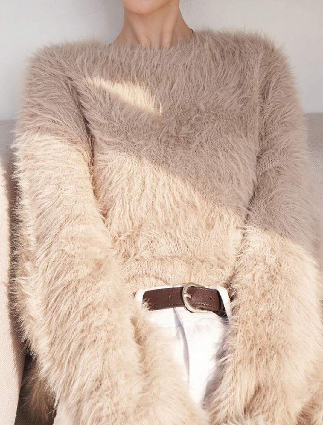Dams Fuzzy Tröja med mjukt material och modernt design Eva Jonsson-Eva Jonsson