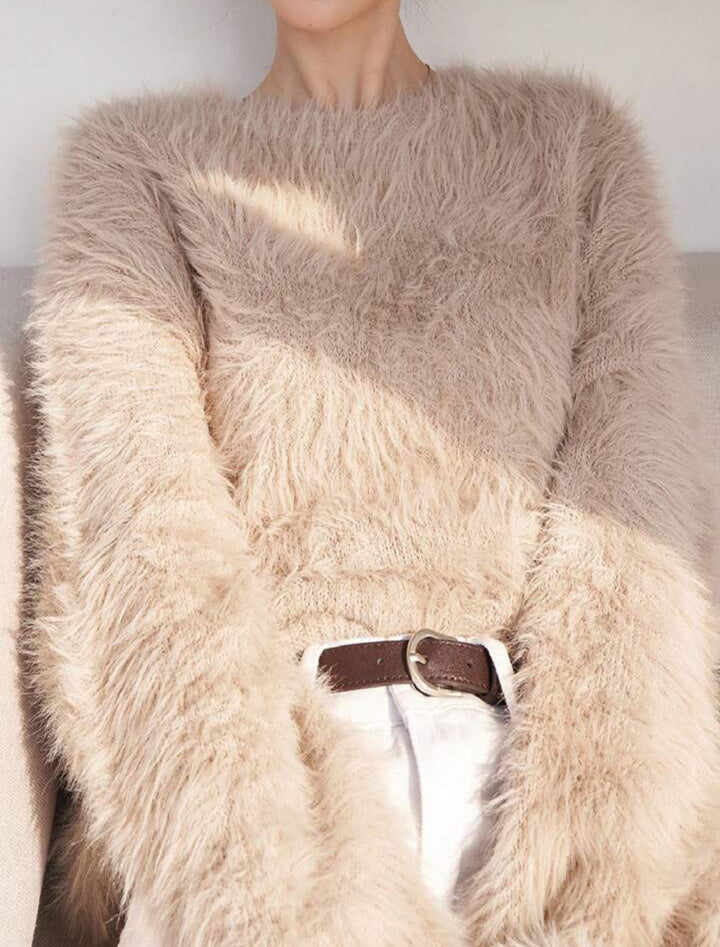 Dams Fuzzy Tröja med mjukt material och modernt design Eva Jonsson-Eva Jonsson