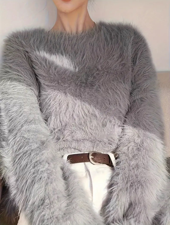 Dams Fuzzy Tröja med mjukt material och modernt design Eva Jonsson-Eva Jonsson