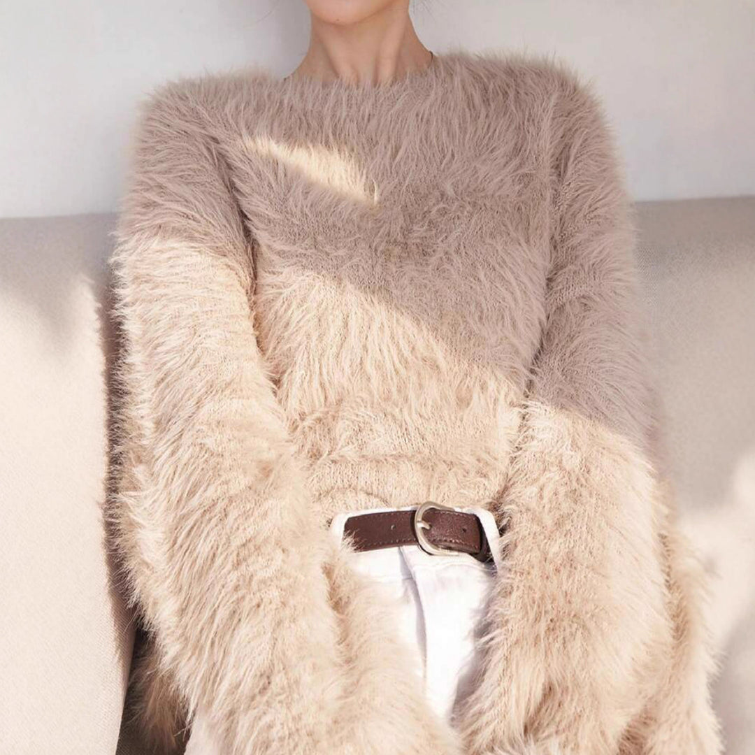 Dams Fuzzy Tröja med mjukt material och modernt design Eva Jonsson-Eva Jonsson