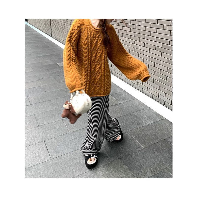 Dams Grovstickad Tröja med Avslappnad Passform och Generösa Ärmar Eva Jonsson-Eva Jonsson