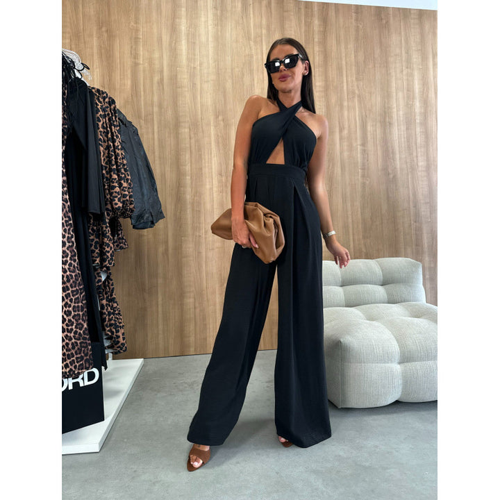 Dams Halterneck Cutout Jumpsuit Eva Jonsson-Eva Jonsson
