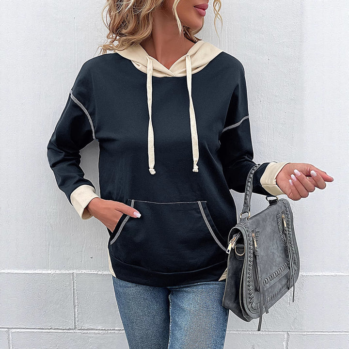 Dams Hoodie med huva och praktiska fickor Mirla-Eva Jonsson