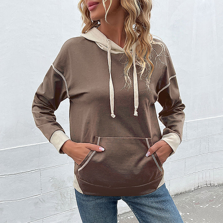Dams Hoodie med huva och praktiska fickor Mirla-Eva Jonsson