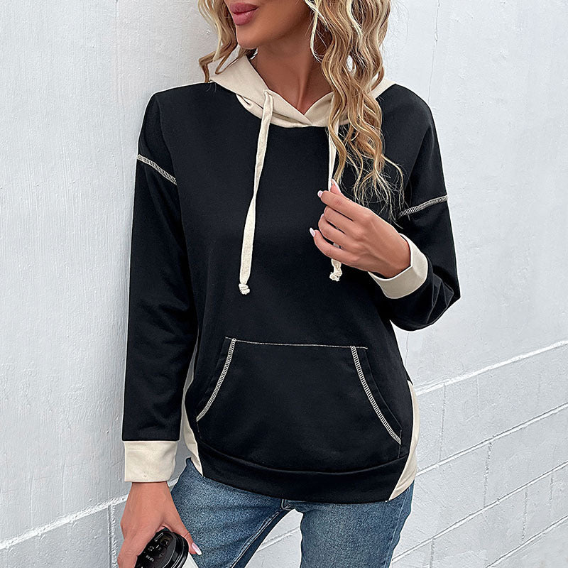 Dams Hoodie med huva och praktiska fickor Mirla-Eva Jonsson
