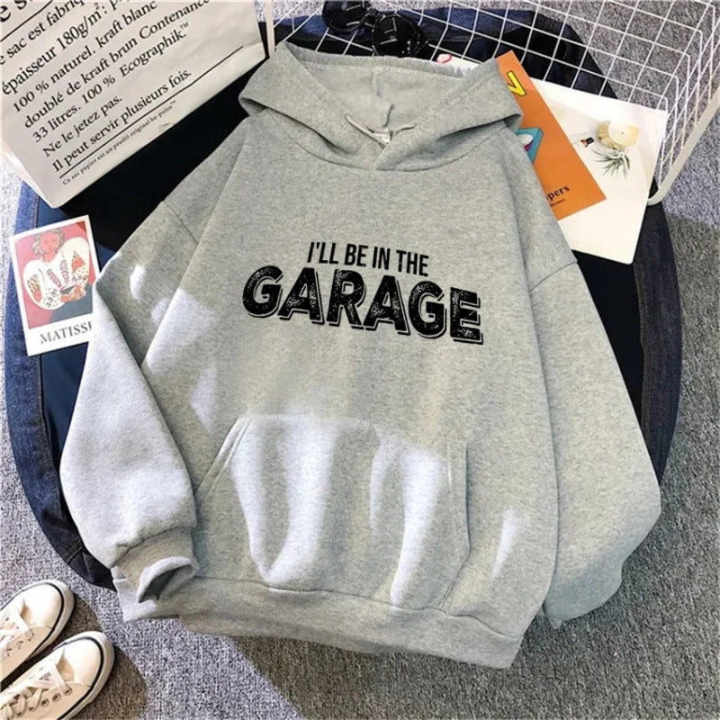 Dams Huvtröja med Kreativ Garage Motiv Mirla-Eva Jonsson