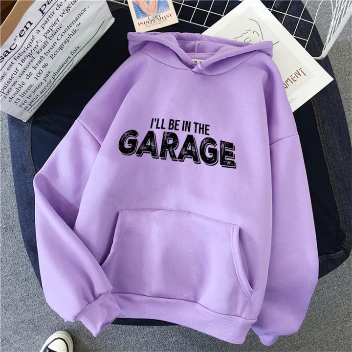 Dams Huvtröja med Kreativ Garage Motiv Mirla-Eva Jonsson