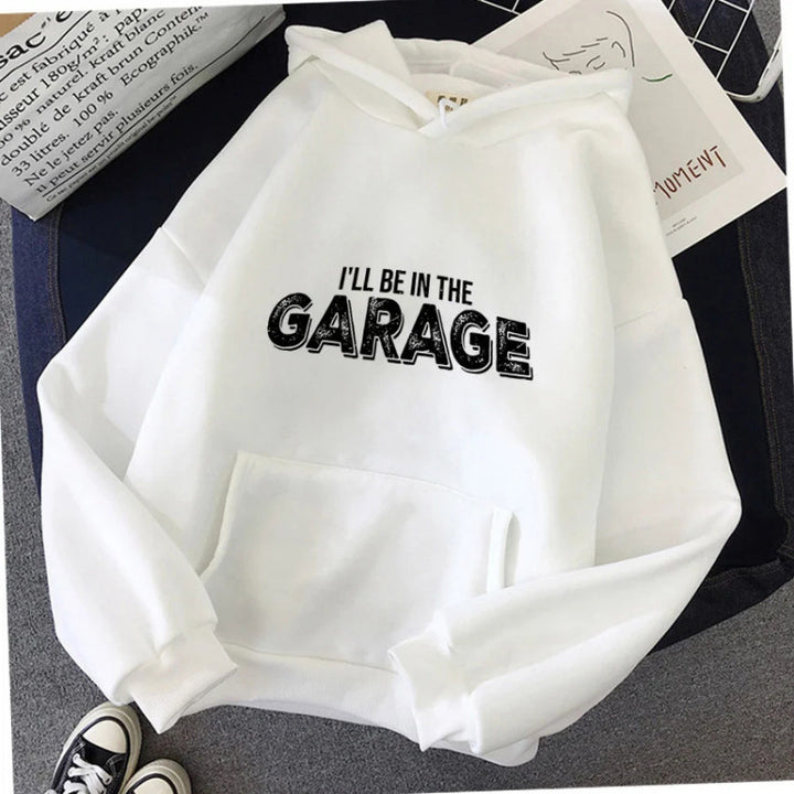 Dams Huvtröja med Kreativ Garage Motiv Mirla-Eva Jonsson