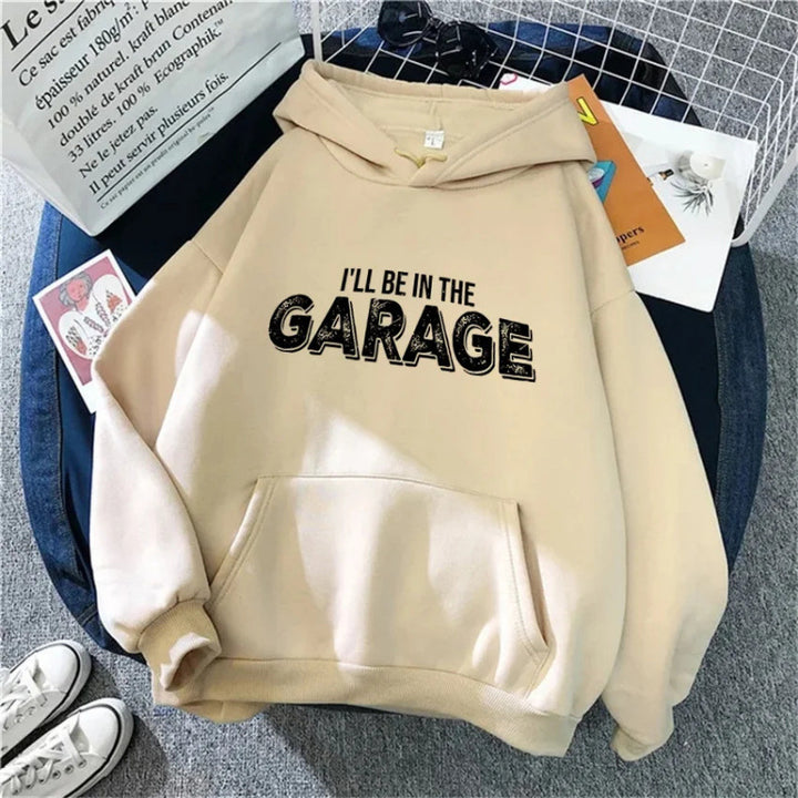 Dams Huvtröja med Kreativ Garage Motiv Mirla-Eva Jonsson
