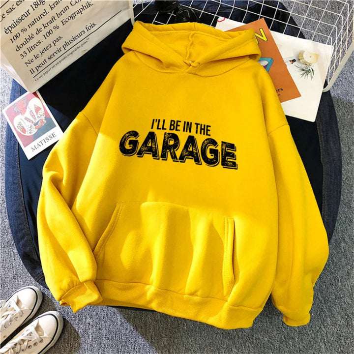 Dams Huvtröja med Kreativ Garage Motiv Mirla-Eva Jonsson